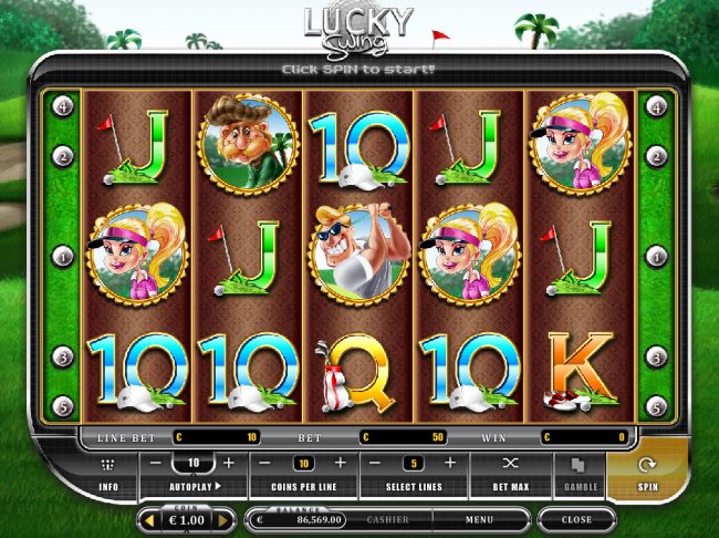 «Lucky Swing» — игровые автоматы играть бесплатно в казино GMS Deluxe